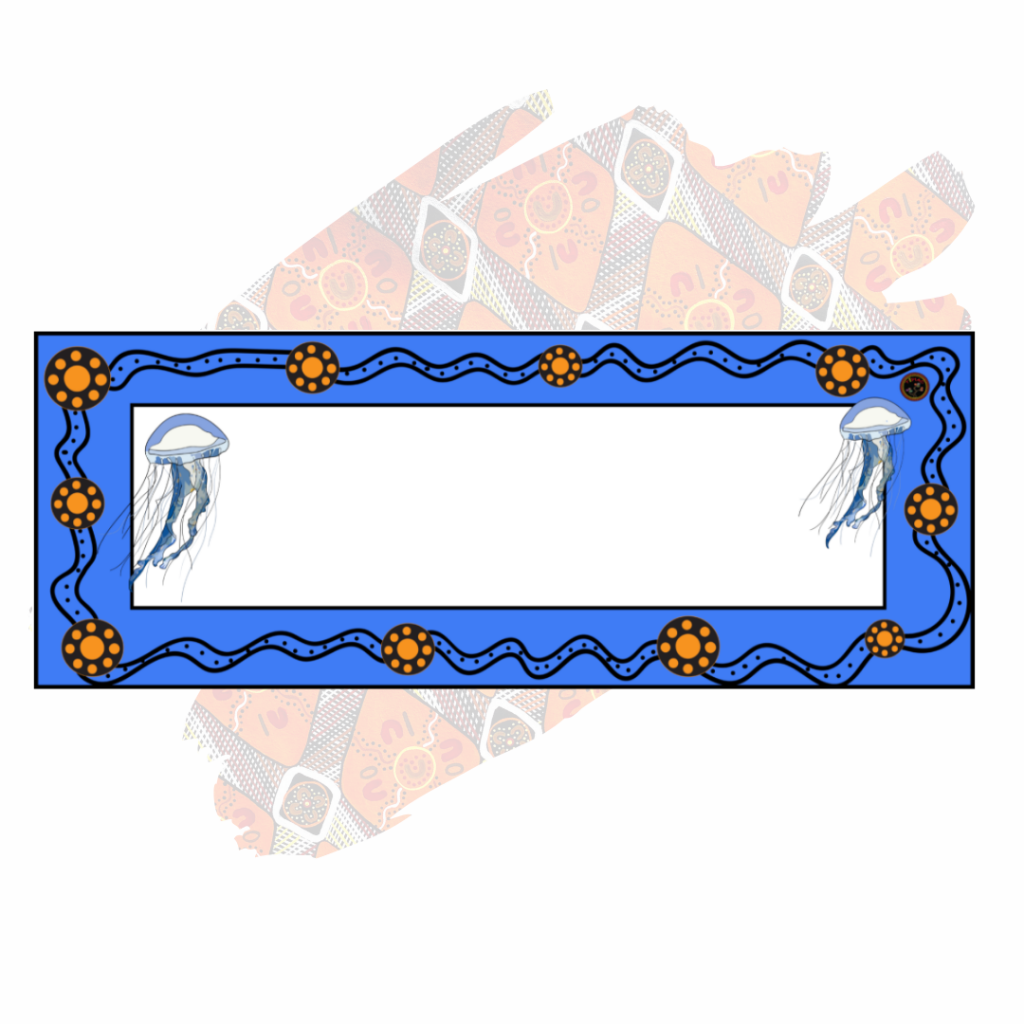 Jellyfish Name Tag TIPIAC